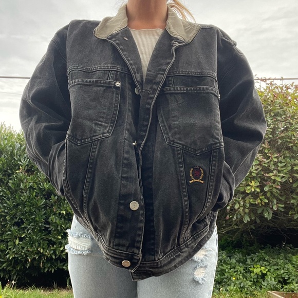 VINTAGE TOMMY JEANS denim jacket. Size L - Picture 3 of 12